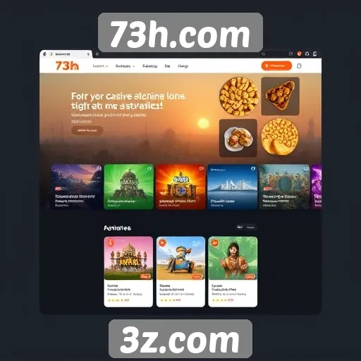 Revisão da interface do site 73h.com